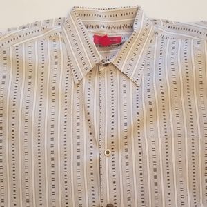 Emanuel Ungaro Striped Men's Shirt--XXL